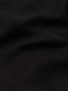 Our Legacy - Cotton-Blend Crepon Zip-Up Sweatshirt - Black