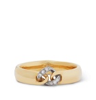 Bunney - 18-Karat Yellow and White Gold Diamond Ring - Gold