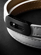 Messika - DLC-Coated Titanium and Leather Bracelet - White