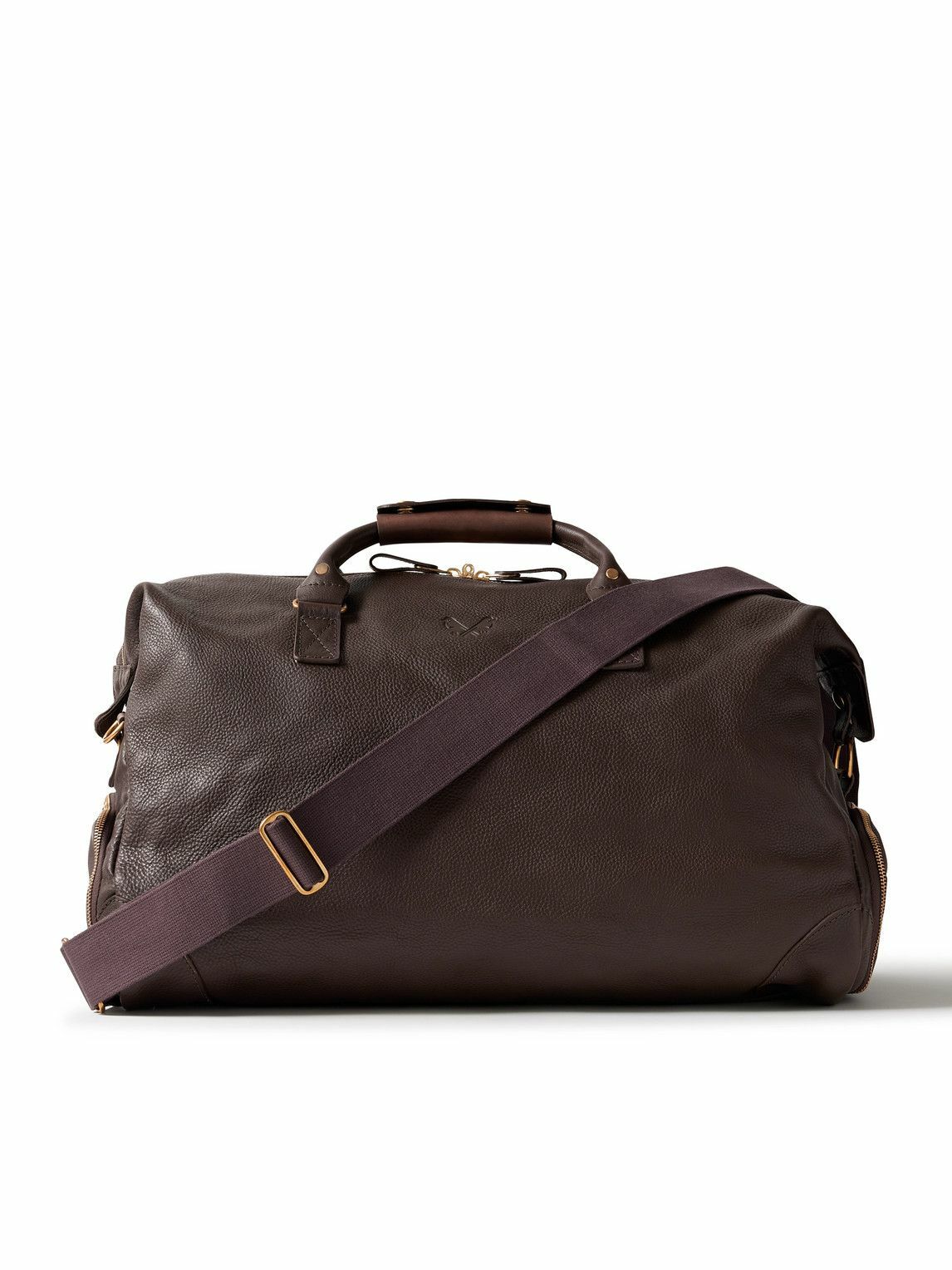 Bennett Winch - Logo-Debossed Full-Grain Leather Weekend Bag