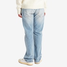Lanvin Men's Straight Leg Jeans in Light Blue