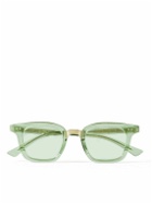 Native Sons - Stillman D-Frame Acetate and Gold-Tone Sunglasses