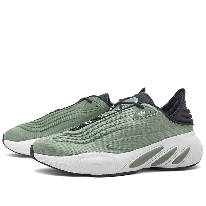 Photo: Adidas Men's adiFOM SLTN Sneakers in Silver Green/Alumina