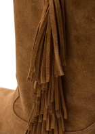 Isabel Marant étoile Duerto 50 Fringed Suede Mid-calf Boots Camel