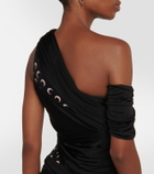 Marine Serre Ruched jersey minidress