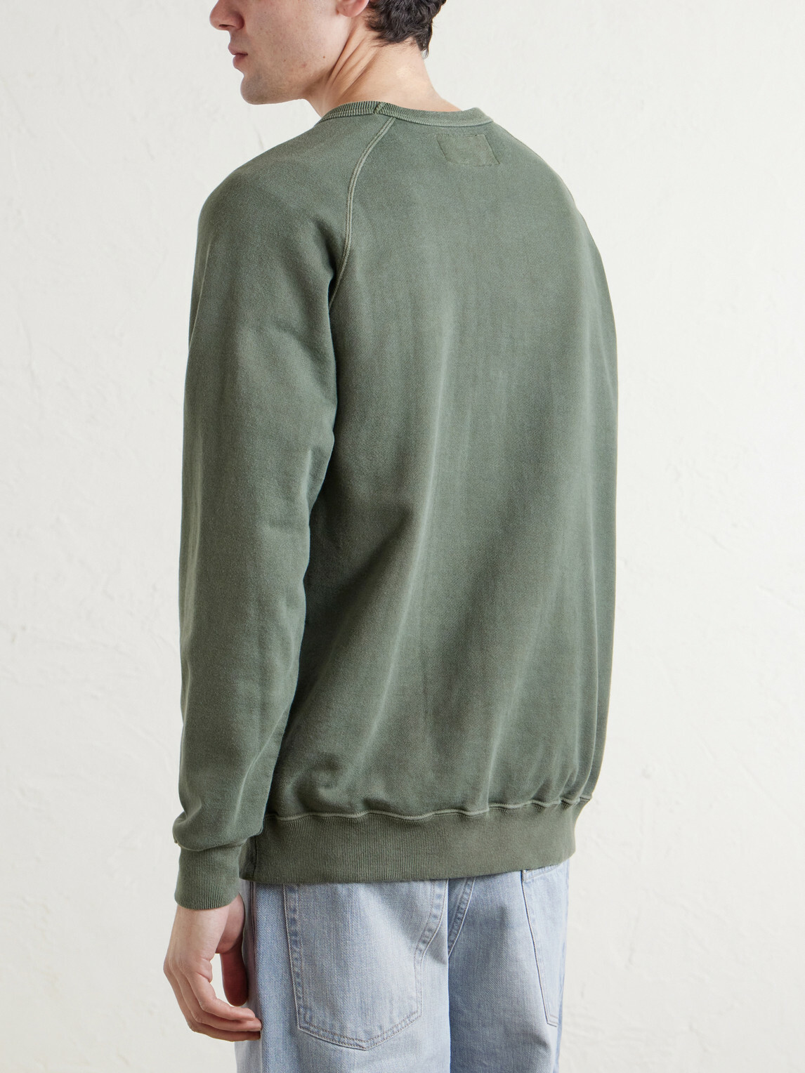 Neighborhood - Cotton Pigment Dyed Sweatshirt - Green