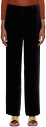 Vince Black Velvet Lounge Pants