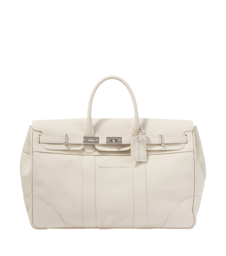 Photo: Brunello Cucinelli Leather duffel bag