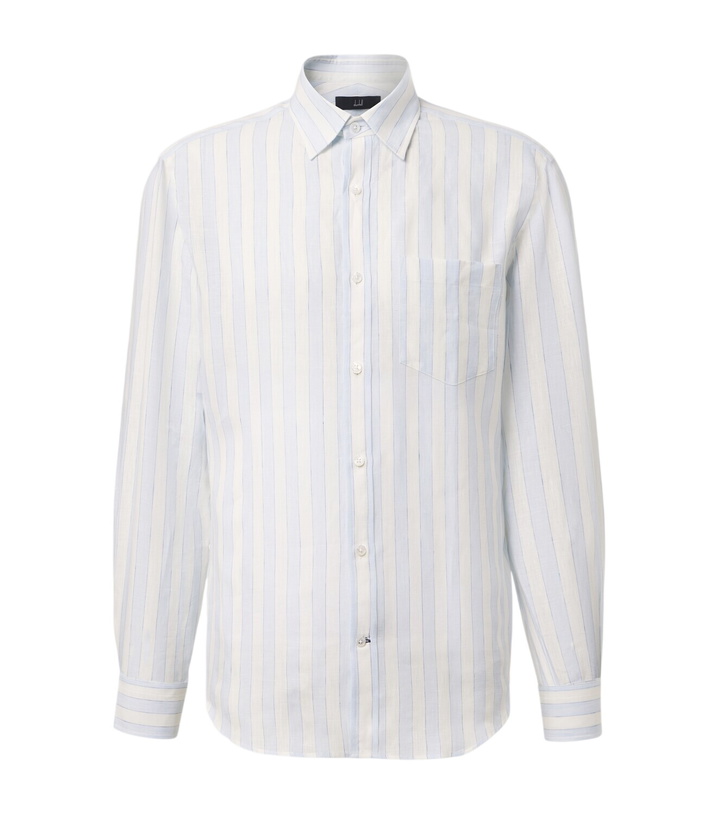 Photo: Dunhill Striped linen shirt