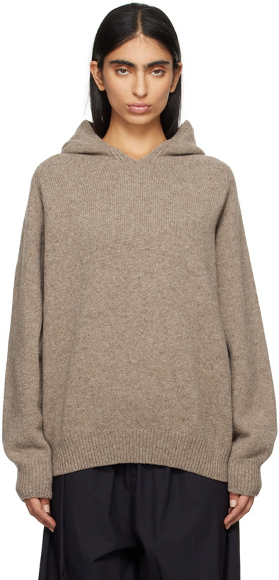 Photo: Baserange Taupe Soar hoodie