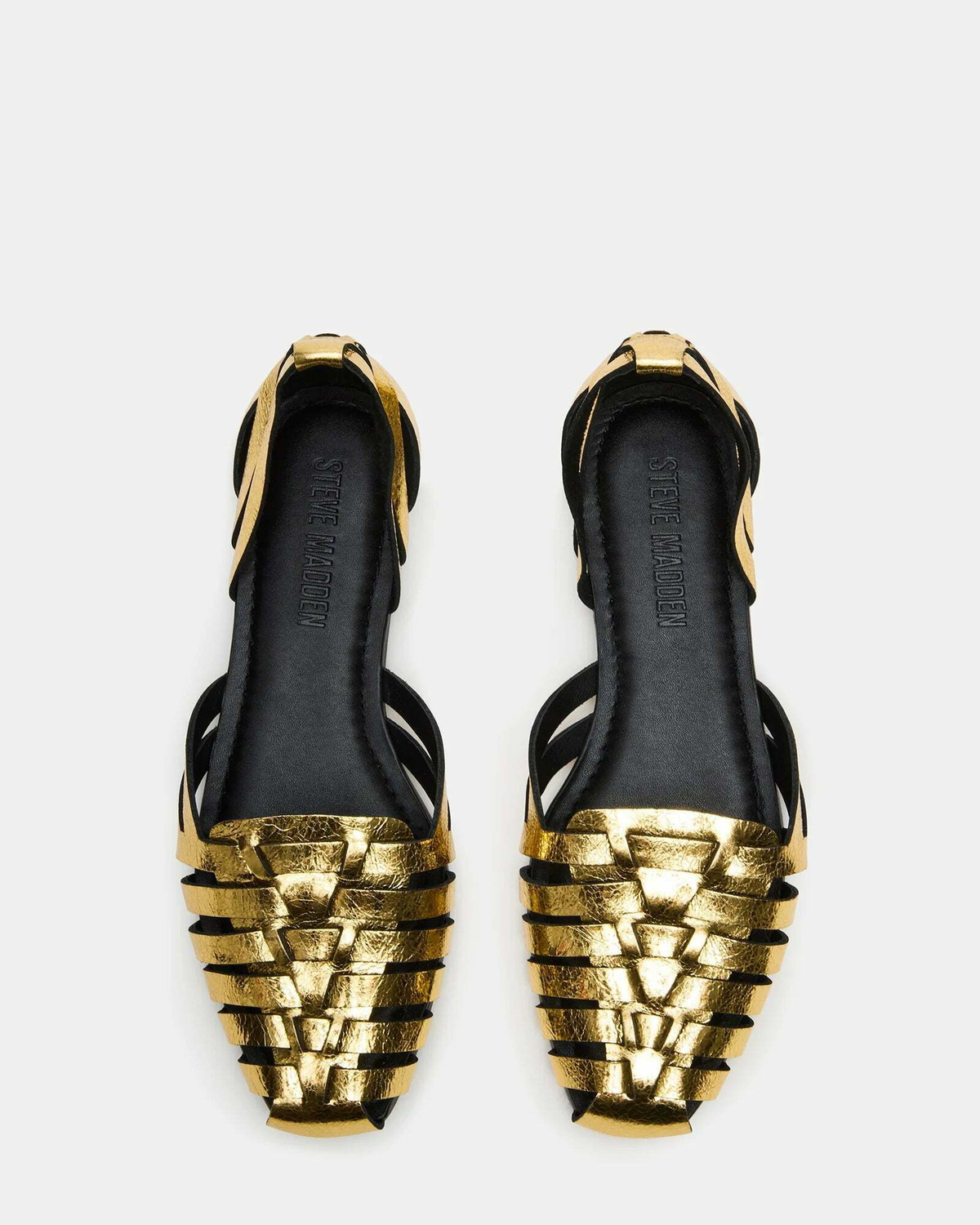 Steve Madden Medlin Flats in Gold
