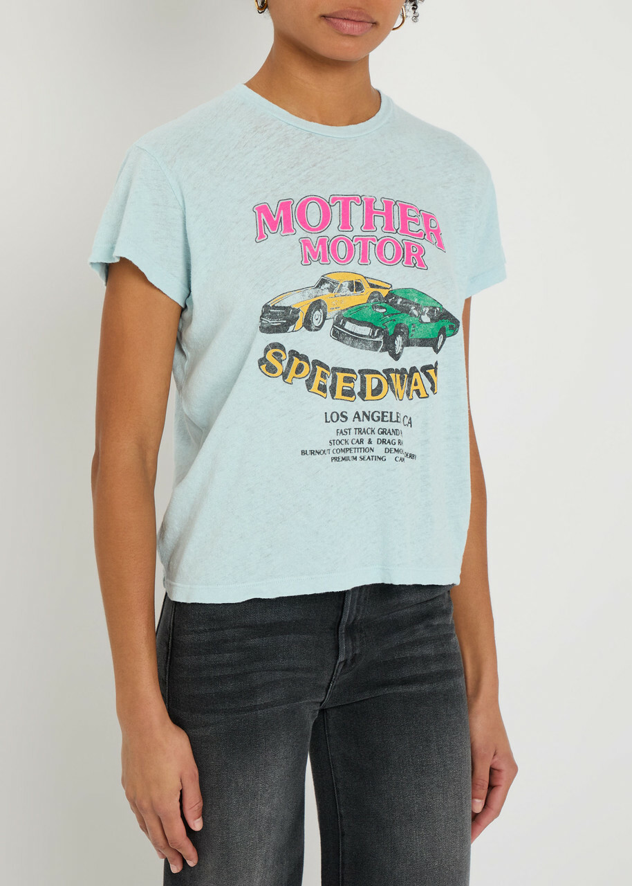 Mother The Sinful Printed Cotton T-shirt Multicoloured