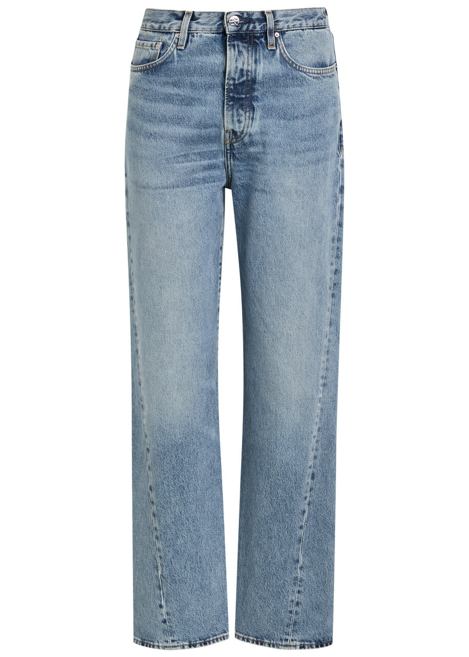 Toteme Twisted-seam Straight-leg Jeans Blue Denim