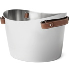 Ralph Lauren Home - Wyatt Stainless Steel and Leather Champagne Bucket - Silver