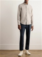 NN07 - Arne Button-Down Collar Linen Shirt - Neutrals