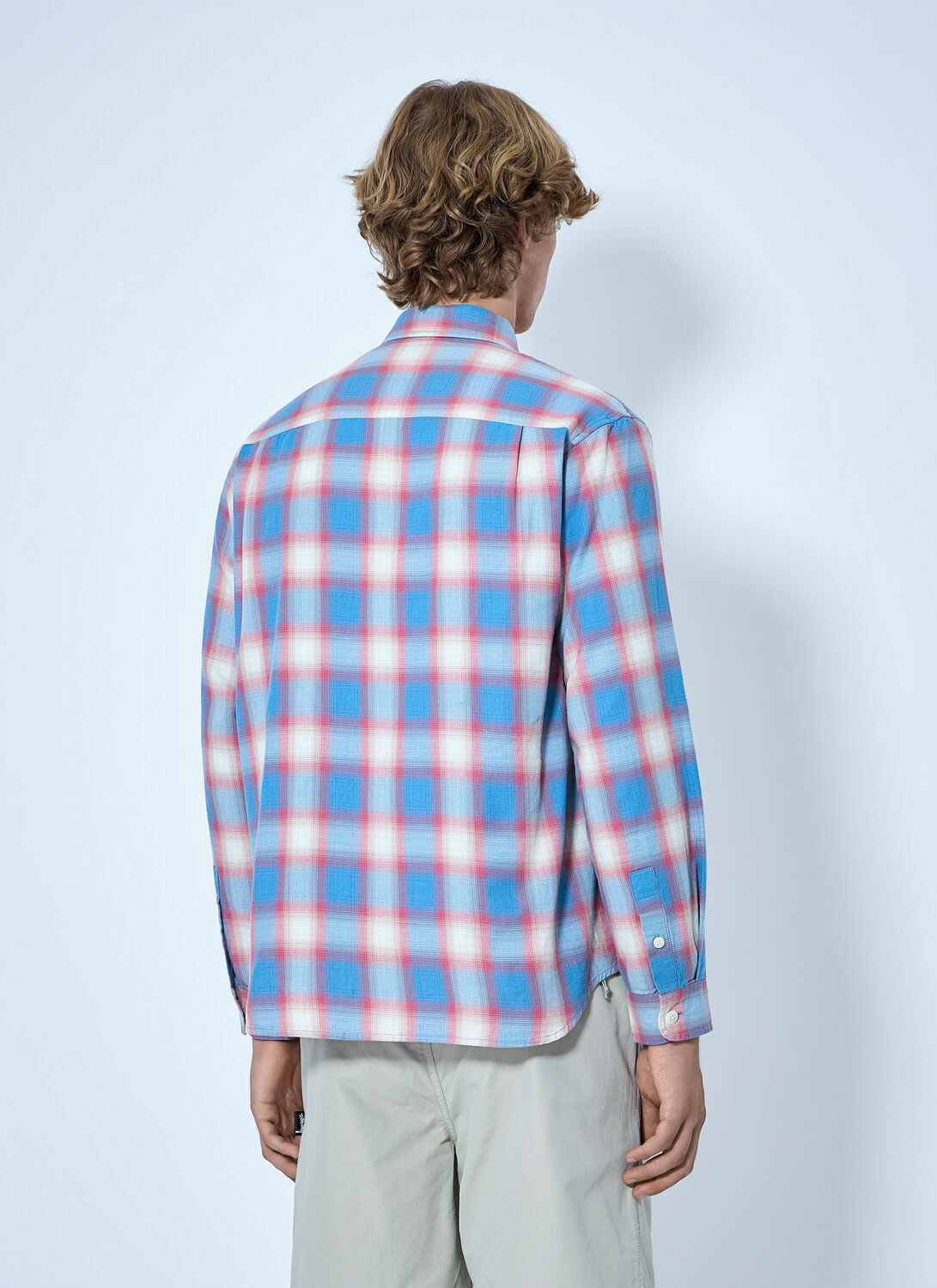 Stüssy Beach Ombre Plaid Shirt