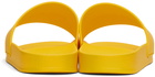 Palm Angels Yellow Logo Pool Slides