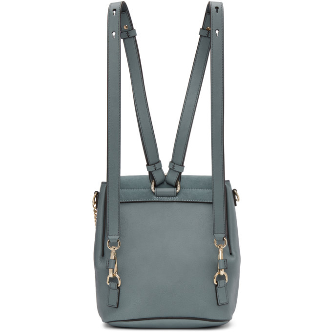 Chloe faye outlet backpack blue