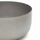 ferm LIVING Tumbled Bowl in Stainless Steel 