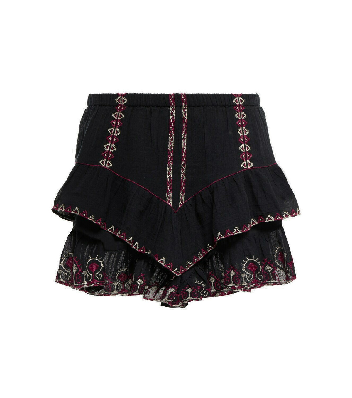 【Marant Etoile】 Jocadia ruffledコットンミニスカート Isabel Marant Étoile Jocadia Ruffle Cotton Miniskort | Nordstrom