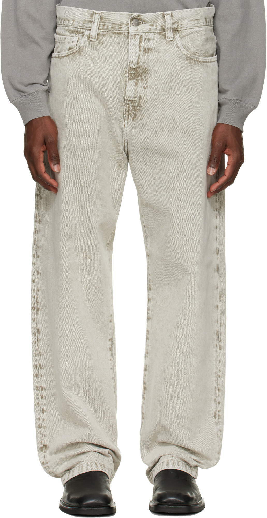 Carhartt Work In Progress Gray Landon Jeans