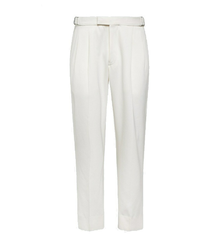 Photo: Zegna Cotton and wool straight pants