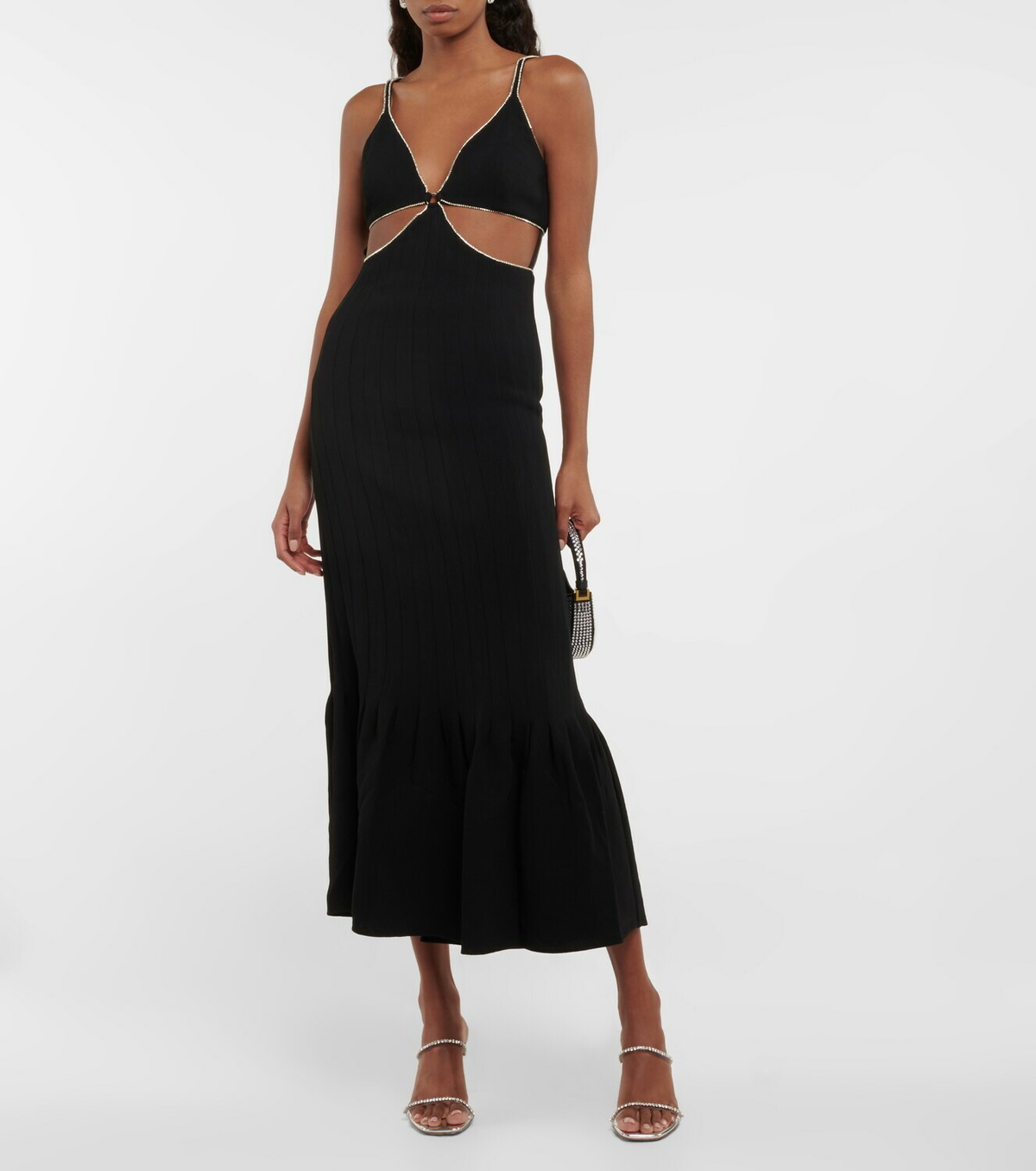 ayla knit dress Ayla Ruched Knit Midi Dress