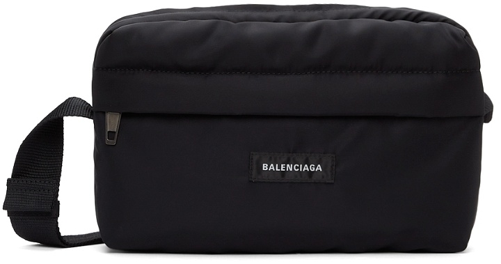 Photo: Balenciaga Black Explorer Bomber Crossbody Bag