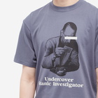 Undercover Men's Negative Man Logo T-Shirt in BlueGrey