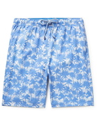 Peter Millar - Long-Length Printed Swim Shorts - Blue