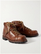 George Cleverley - Edmund Buckled Leather Boots - Brown