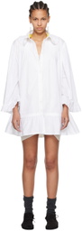 Bode White Petaluma Minidress