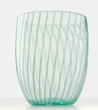 Aquazzura Casa Capri Stripe set of 2 glass tumblers