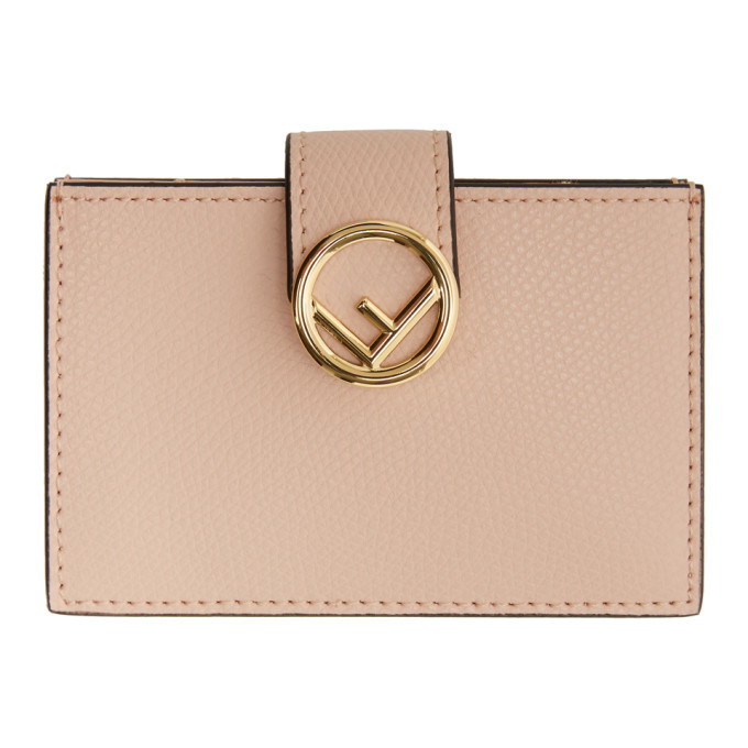 Fendi F is Fendi Calfskin Key and Card Case Pouch (Wallets and Small  Leather Goods,Cardholders)