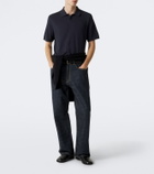 Lisa Yang Keir cotton and cashmere polo shirt