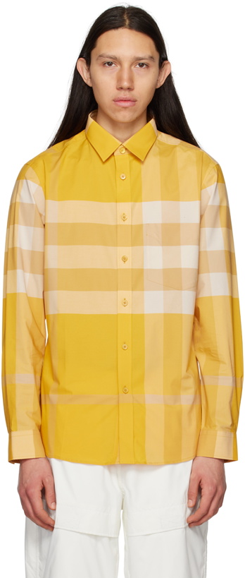 Photo: Burberry Yellow Check Shirt