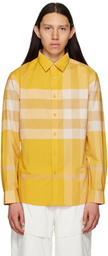 Burberry Yellow Check Shirt