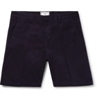 AMI - Cotton-Twill Bermuda Shorts - Navy