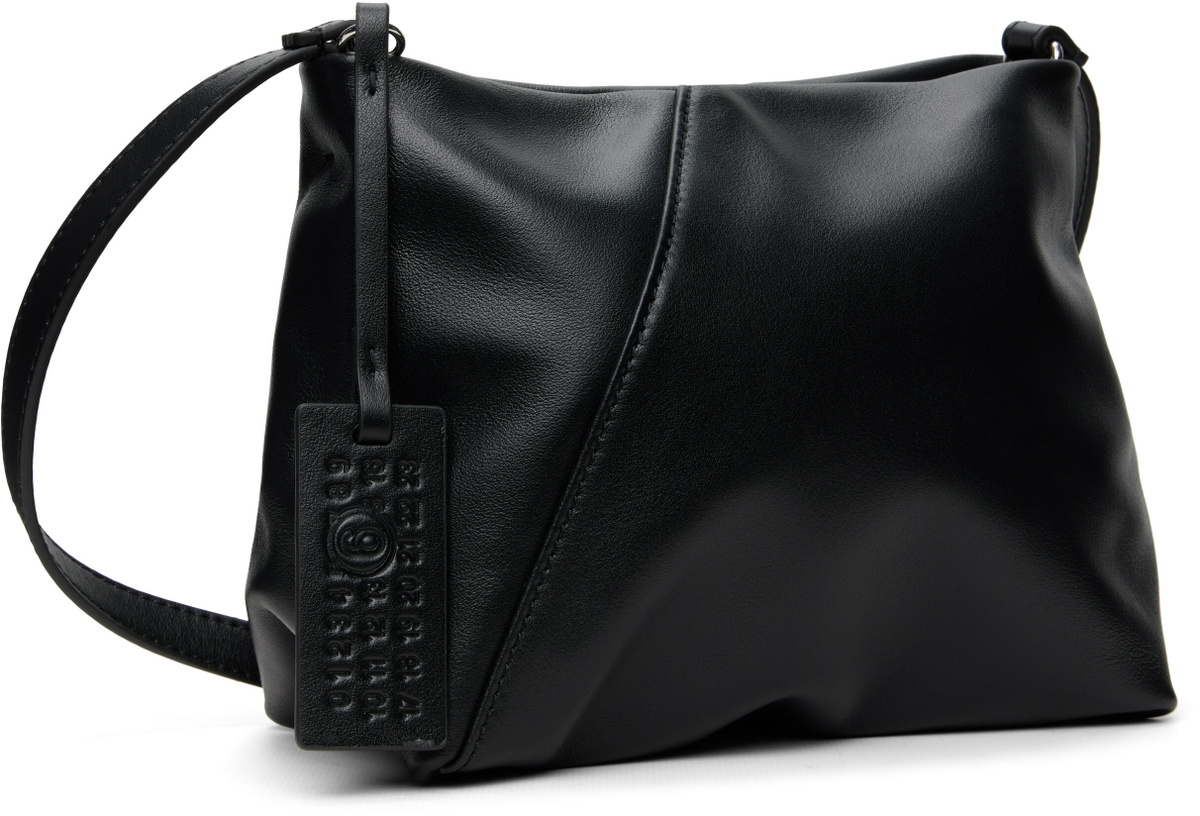 MM6 Maison Margiela Black Folded Shoulder Bag