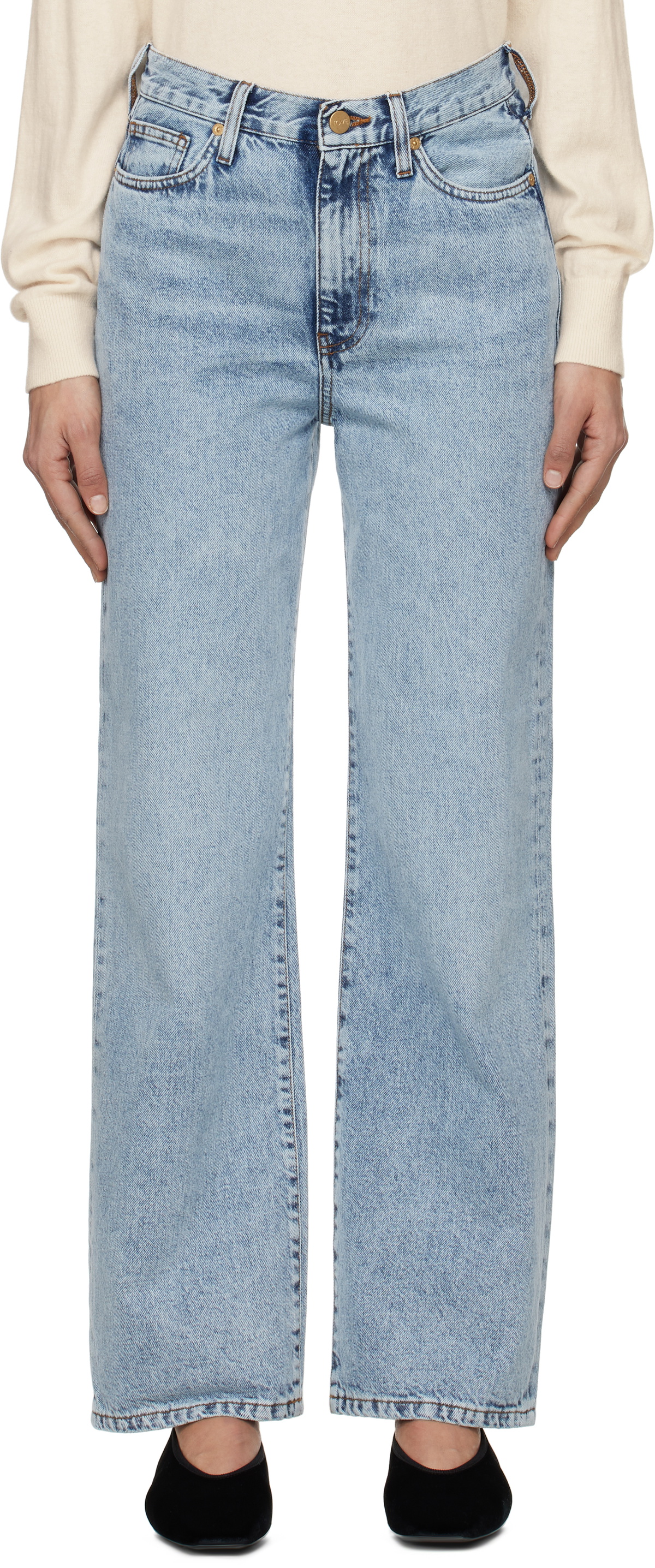 TOVE Blue Sofie Relaxed Leg Jeans