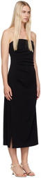 Proenza Schouler Black Shira Midi Dress