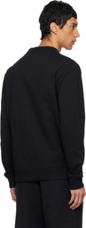 Balmain Black Chain Lion Buttons Sweatshirt