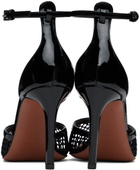 ALAÏA Black High Fishnet Heels