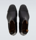 Christian Louboutin Melon Spikes leather Chelsea boots