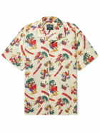 Gitman Vintage - Convertible-Collar Printed Cotton-Poplin Shirt - Multi