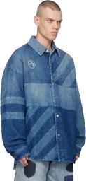 AMBUSH Indigo Patchwork Denim Jacket