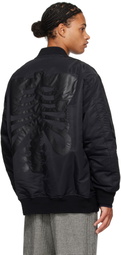 TAKAHIROMIYASHITA TheSoloist. Black Flight Bomber Jacket