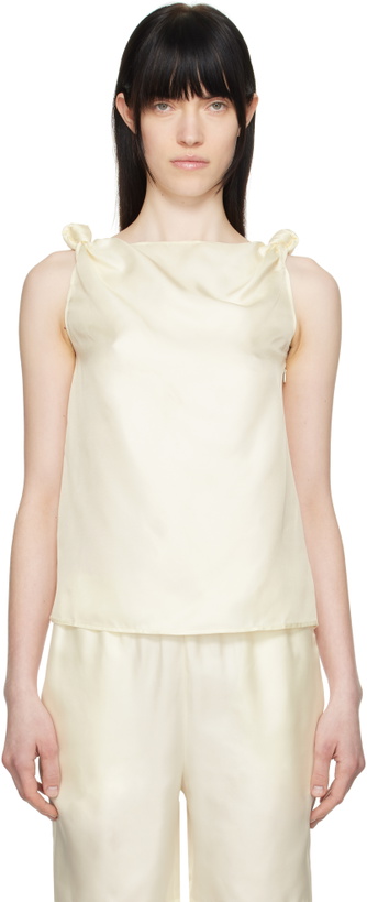 Photo: Loulou Studio Off-White Remy Tank Top