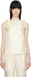 Loulou Studio Off-White Remy Tank Top