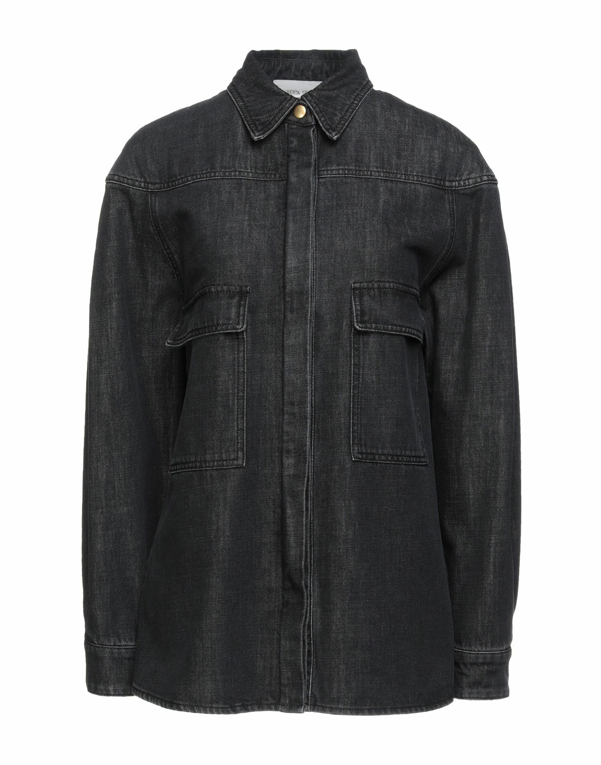 Alberta Ferretti Womens Denim shirt in Black